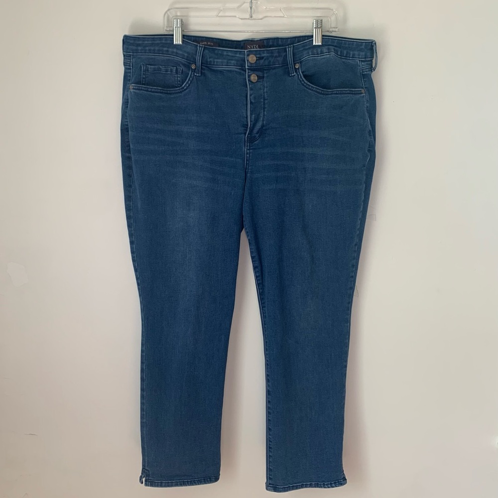 NYDJ Sheri Slim Double Button Fly Ankle Jeans - Picture 10 of 10
